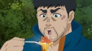 Shizuku prepares food for Gen in Solo Camping for Two episode 1 (Image via SynergySP)